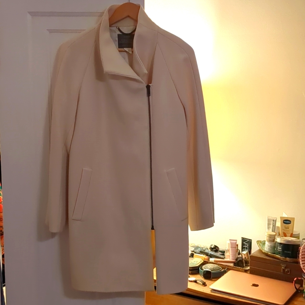 JCrew Double Cloth wool blend coat